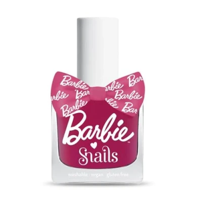 Abbildung von Snails 510451 Kinder Nagellack Barbie Gotta Glow!, auf Wasserbasis, abwaschbar, unbedenklich, vegan, 10,5 ml
