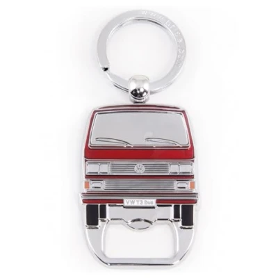 Abbildung von VW Collection by Brisa Volkswagen T3 Bulli BUS MIT FLASCHENÖFFNER Schlüsselanhänger, Größe: One Size, Rot