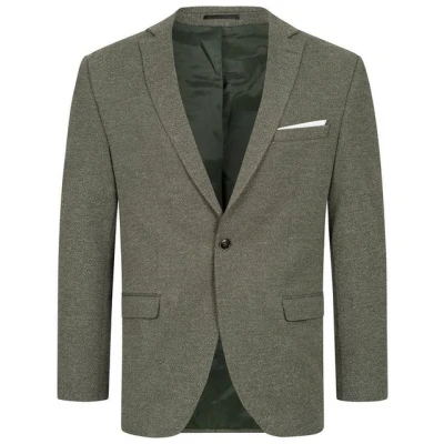 Abbildung von Indumentum Herren Sakko Blazer Sportlich Jacke Jackett Slim Fit Herrensakko Übergangsjacke Herrenblazer Anzugjacke IJS 101 Dunkelgrün M