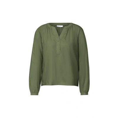 Abbildung von Street One Studio Raglan IN Unifarbe Bluse, Damen, Größe: 42, Grün
