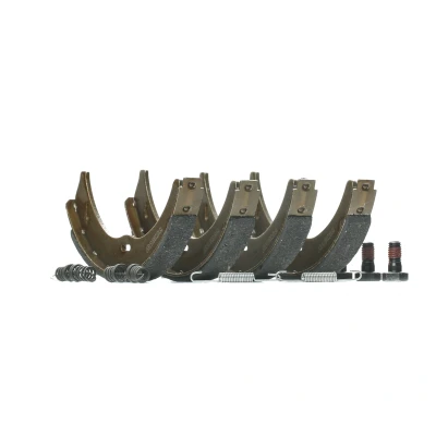 Abbildung von RIDEX 70B0439 Bremsbacken Hinterachse 186 20 mit Zubehör MERCEDES BENZ: Vito Mixto, V Klasse, Viano
