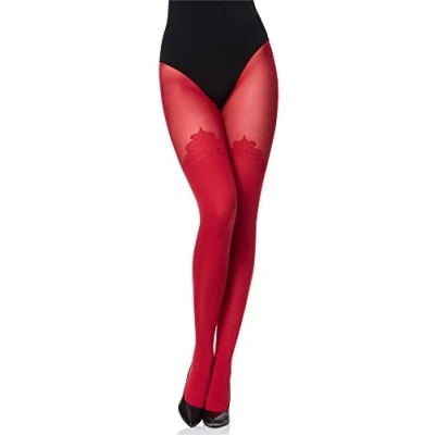 Abbildung von Merry Style Strumpfhose Damen Strümpfe MS 389 Feinstrumpfhose 60 DEN (1 St) mit Muster, aus Mikrofaser
