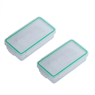 Abbildung von Hakeeta 2PCs wasserdichte Batteribox, Verschleißfeste Akkubox Aufbewahrungsbox Batteriebox schutzbox aus Kunststoff für Batterien / 16340