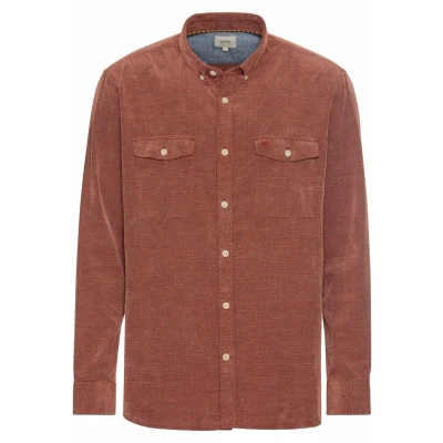 Abbildung von camel active Langarm IN Regular FIT Hemd, Herren, Größe: XL, Brick red