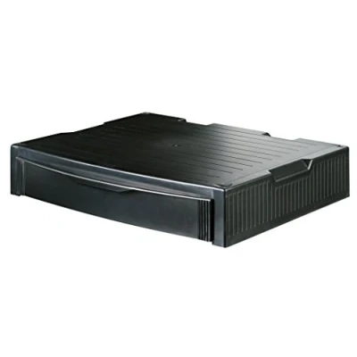 Abbildung von HAN MONITOR STAND, Profi Monitorständer mit 1 Schublade, stabil, schick und stapelbar, schwarz, 9250 13