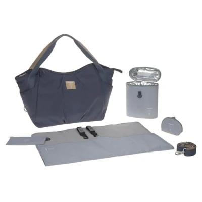 Abbildung von LÄSSIG Baby Wickelrucksack Wickeltasche Babytasche stylische Tasche inkl. Wickelzubehör/Backpack Adventure lemon curry