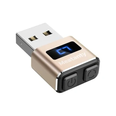 Abbildung von meatanty Metall Tiny Mouse Jiggler, USB Mover Undetectable, Automatic Wiggler with Screen, 3 Modes Moving Device, Giggler Toggler Jonggler Keep Computer Laptop Awake Office Remote