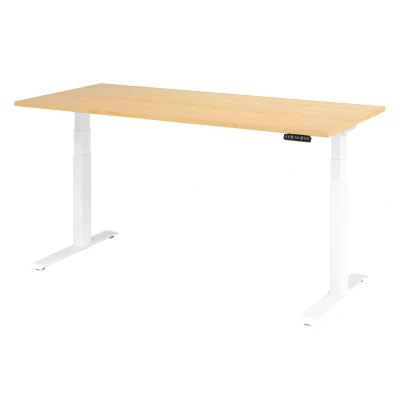 Abbildung von Hammerbacher Schreibtisch XDKB19 Ahorn/Weiß