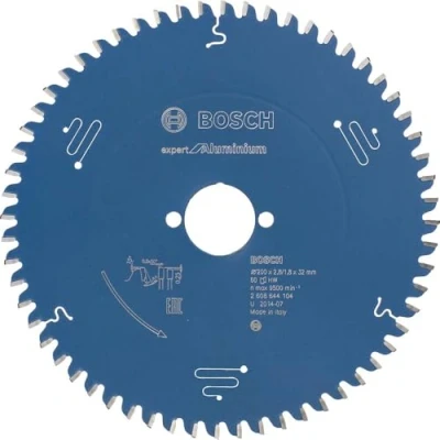 Abbildung von Bosch Professional 1x Kreissägeblatt Expert for Aluminium (für Aluminium, Zubehör Kreissäge) Sägeblatt Ø 200 x 32 2,8 mm, 60 Zähne