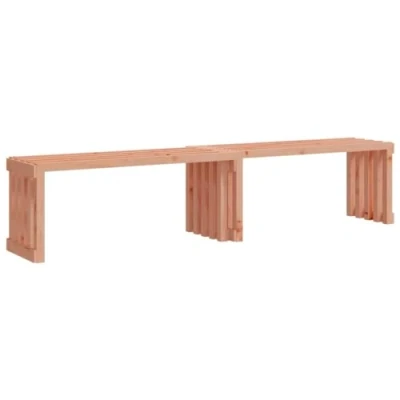 Abbildung von vidaXL Gartenbank, Sitzbank Parkbank Ausziehbar, Bank Holzbank für Garten Terrasse, Außenbank Gartenmöbel, 212,5x40,5x45 cm Massivholz Douglasie