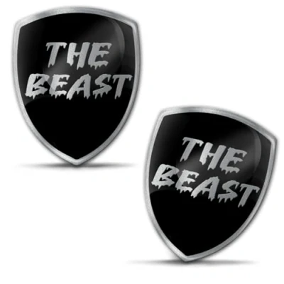 Abbildung von Biomar Labs 2 x Aufkleber 3D Gel Silikon Stickers Autoaufkleber Auto Motorrad Fahrrad Laptop PC Tablet Beast KS 71