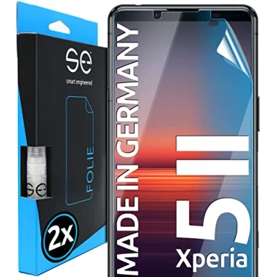 Abbildung von smart engineered se® [2 STK.] Entspiegelte 3D Schutzfolie für Sony Xperia 5 II Full Screen, selbstheilend, HD Displayschutz Folie, Anti Kratzen, Bläschen, hüllenfreundlich, kein Schutzglas