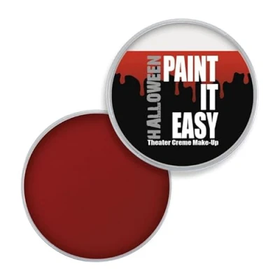 Abbildung von PAINT IT EASY NEU Theater Creme Make Up, Schminke auf Fettbasis, 25g, Halloween Dunkel Rot