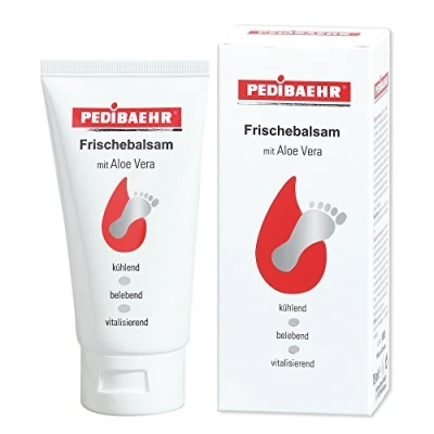 Abbildung von Frischebalsam für den Fuß mit Aloe Vera, kühlende Fusscreme, PediBaehr, 75 ml