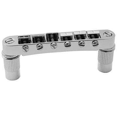 Abbildung von Musiclily Pro 52mm Tune o Matic Brücke Wide Body LP Steg für Epiphone Les Paul SG Style E Gitarre, Chrom
