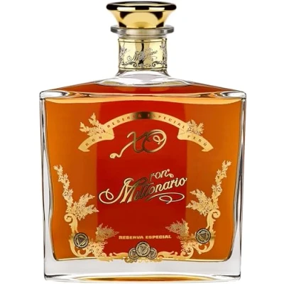 Abbildung von Ron Millonario XO Reserva Especial Rum mit Geschenkverpackung Limited Edition in Eichenholzfässern gelagert Vollmundig im Geschmack fruchtiger Süße Premium 700ml 40% vol.