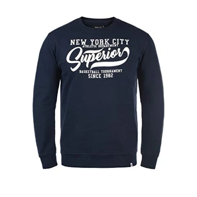 Abbildung von Indicode Jeans Idgalilero Sweatshirt, Herren, Größe: Medium, Navy