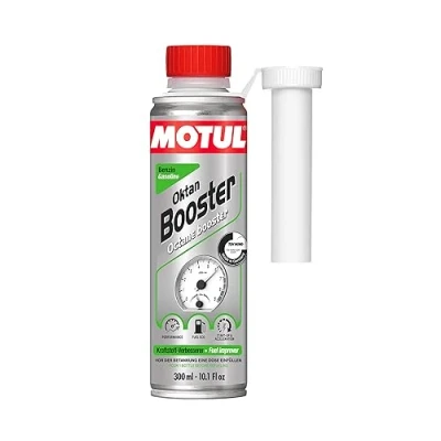 Abbildung von MOTUL 300 ml Oktan Booster Benzin Verbessert Startverhalten Octanebooster Additiv Kraftstoffverbesserer 110753 Schützt vor Druckspitzen auf den Kolben, Lagern, Zylinderkopf, Ventilen