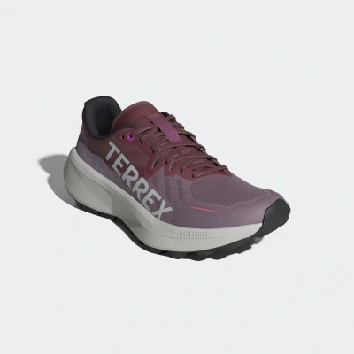 Abbildung von Adidas Terrex Agravic Laufschuh Trail Preloved fig grey one pink fusion, Damen, Größe: 38, fusion Schuhe