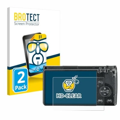 Abbildung von BROTECT (2 Stück Schutzfolie für Ricoh GR III 2019 R02010 / HDF Displayschutz Folie Ultra Klar