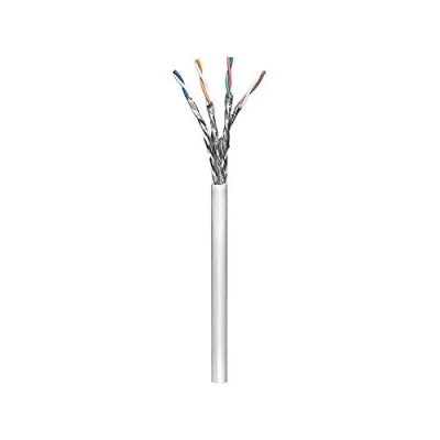 Abbildung von Goobay 50977 CAT 6 Netzwerkkabel, S/FTP (PiMF), Grau, CU, AWG 23/1 (Solid), LSZH
