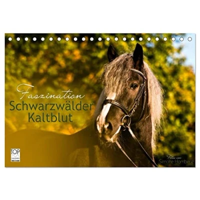 Abbildung von Faszination Schwarzwälder Kaltblut (Tischkalender 2025 DIN A5 quer), CALVENDO Monatskalender