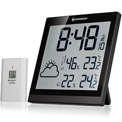 Abbildung von LCD Wetter Wanduhr TemeoTrend JC