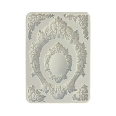 Abbildung von Stamperia Silicon Mould A5 for Scrapbooks, Bullet Journals and More, Non Stick, Suitable Air Dry Clay, Resin Perfect Crafts Gifting (Sir Vagabond in Fantasy World Frames)