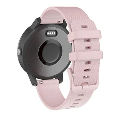 Abbildung von ISABAKE Armband für Garmin Vivoactive 3/3 Music/HR Quick Fit Uhrenarmband Forerunner 245 645 Music Galaxy Active 2 Schnellwechsel Breite Silikon Smartwatch Ersatzarmbänder 20mm