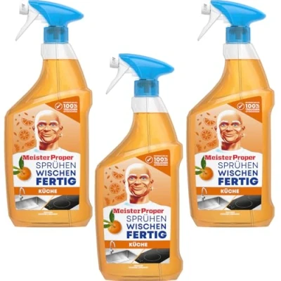 Abbildung von 3er Pack Meister Proper Küchenspray sprühen wischen fertig 800ml