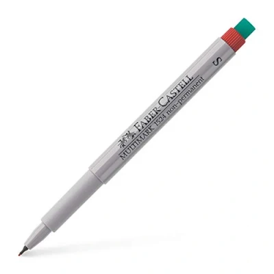 Abbildung von Faber Castell Folienschreiber nonpermanent S rot