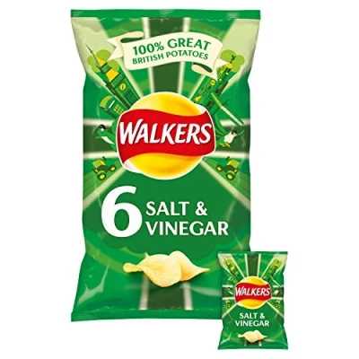 Abbildung von Walkers Chips Salt &amp; Vinegar 6 x 25gr
