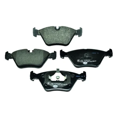 Abbildung von HELLA 8DB 355 008 971 Bremsbelagsatz für Verschleißwarnanzeiger vorbereitet JAGUAR: XJ Limousine, XJS Cabrio, XK 8 DAIMLER: Daimler