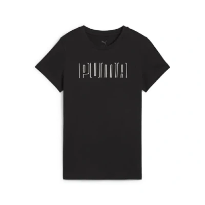 Abbildung von Puma Sport Graphic TEE Tshirt print, Damen, Größe: XS, Black