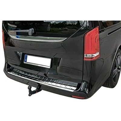 Abbildung von Ladekantenschutz Edelstahl CHROM kompatibel für MERCEDES VITO W447, V KLASSE W447 premium Qualität von RECAMBO
