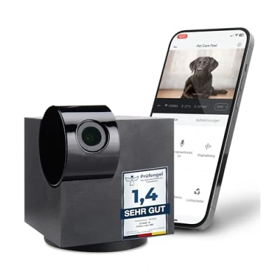 Abbildung von PetTec Pet Cam 360 Überwachungskamera (Indoor, Schwenken, automatische Bewegungsverfolgung)