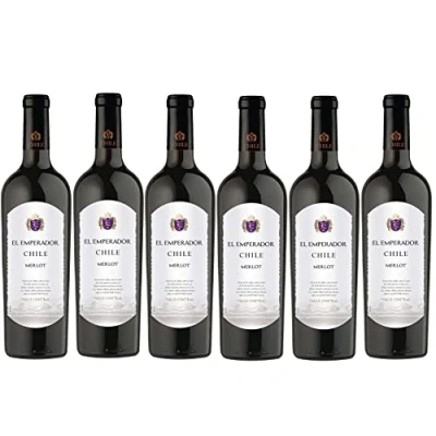 Abbildung von El Emperador Rotwein, Merlot aus Chile (6 x 0.75 l)