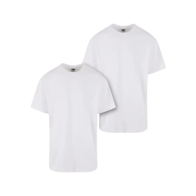 Abbildung von Urban Classics Heavy 2PACK Tshirt basic, Herren, Größe: 5XL, white