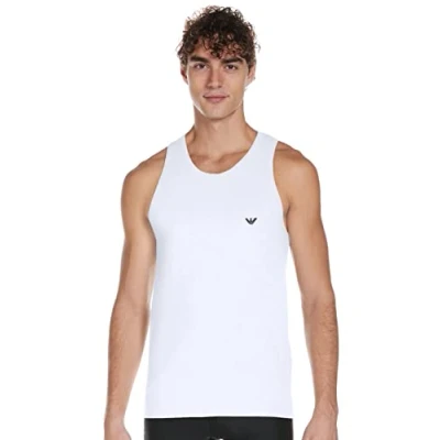 Abbildung von Emporio Armani Herren 110828cc729 Schlafanzugoberteil, Weiß, L EU