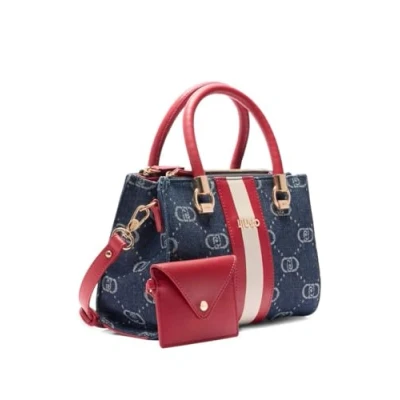 Abbildung von Borsa Liu jo Manhattan Satchel S blu denim BS25LJ121 AA5163 D3200 Piccola