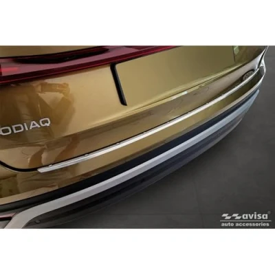 Abbildung von Avisa Edelstahl Heckstoßstangenschutz kompatibel mit Skoda Kodiaq II (PS7) 2024 &#039;Ribs&#039;