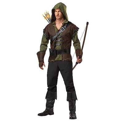 Abbildung von California Costumes Apparel Robin Hood Kostüm für Erwachsene, braun, S