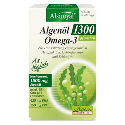 Abbildung von Alsiroyal 1300 mg Algenöl Omega 3 60 St
