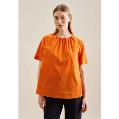 Abbildung von Seidensticker Shirt Schwarze ROSE Bluse, Damen, Größe: 34, Orange