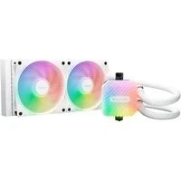 Abbildung von be quiet! Light Loop 240mm White Wasserkühlung für übertaktete Systeme, 2x Wings LX 120mm PWM high speed ARGB Lüfter, Stylischer Kühlblock, mit Hub, beeindruckend hohe Kühlleistung