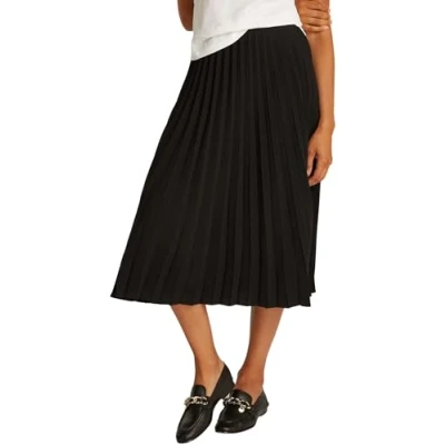 Abbildung von Tommy Hilfiger Faltenrock, Damen, Größe: 38, Black