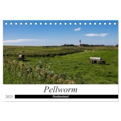 Abbildung von Nordseeinsel Pellworm 2025 (Tischkalender DIN A5 quer), CALVENDO Monatskalender