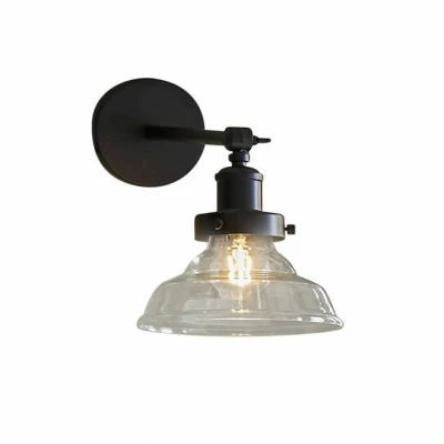 Abbildung von Mirabeau Wandleuchte Wandlampe Manel schwarz/klar