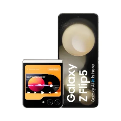 Abbildung von Samsung Galaxy Z Flip 5 512GB F731B Beige mit freenet Vertrag im Telekom Netz unbegrenzt telefonieren + 40000 MB 5G