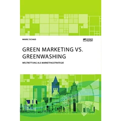 Abbildung von Green Marketing vs. Greenwashing. Weltrettung als Marketingstrategie